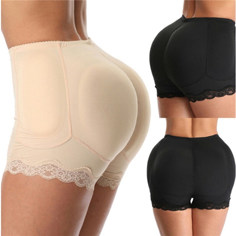 Butt Up - Calcinha Modeladora Levanta Bumbum, rendada cintura alta e com controle de barriga.